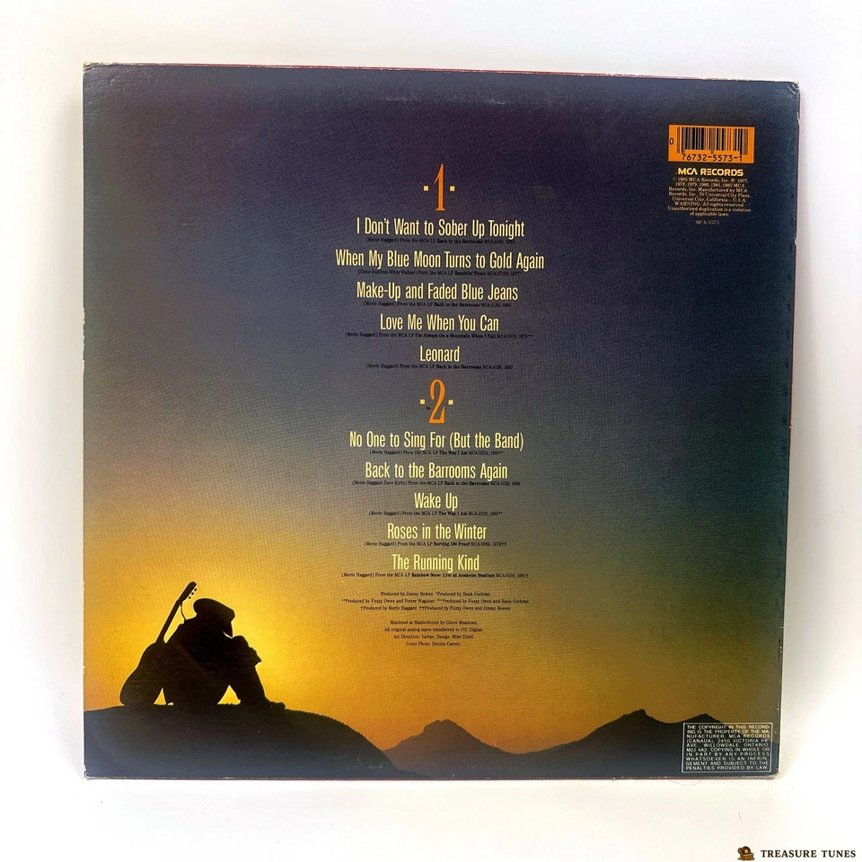 Merle Haggard – His Best Vinyl (LP, Compilation) MCA-5573 - Image 3 of 4