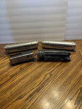 Vintage American Flyer Postwar 356 Silver Bullet Train Set S Guage