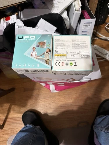 UFO Interactive Aircraft Blinking Lights Hand Controlled. New Opened Box