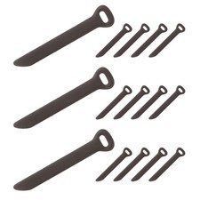 15 Pcs Leather Zipper Puller, 2.6" Zipper Sliders, Coffee