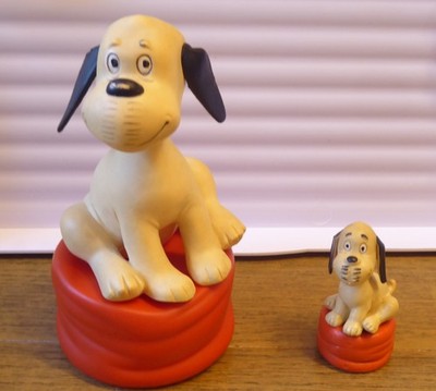WUM FIGUREN 2 STÜCK  GRÖSSE 15,5 cm und 6,5 cm  LORIOT WIM THOELKE TV SENDUNG