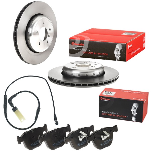 Brembo Bremsscheiben Ø345Mm + BeläGe Hinten Passend FüR BMW 5Er E60 6Er E63 E64-image