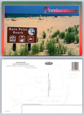 Provincetown Race Point Beach Cape Cod MA Postcard South Cape Distributors