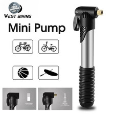WEST BIKING Mini Bike Pump Portable Hand Air Pump Presta Schrader MTB Road Tire