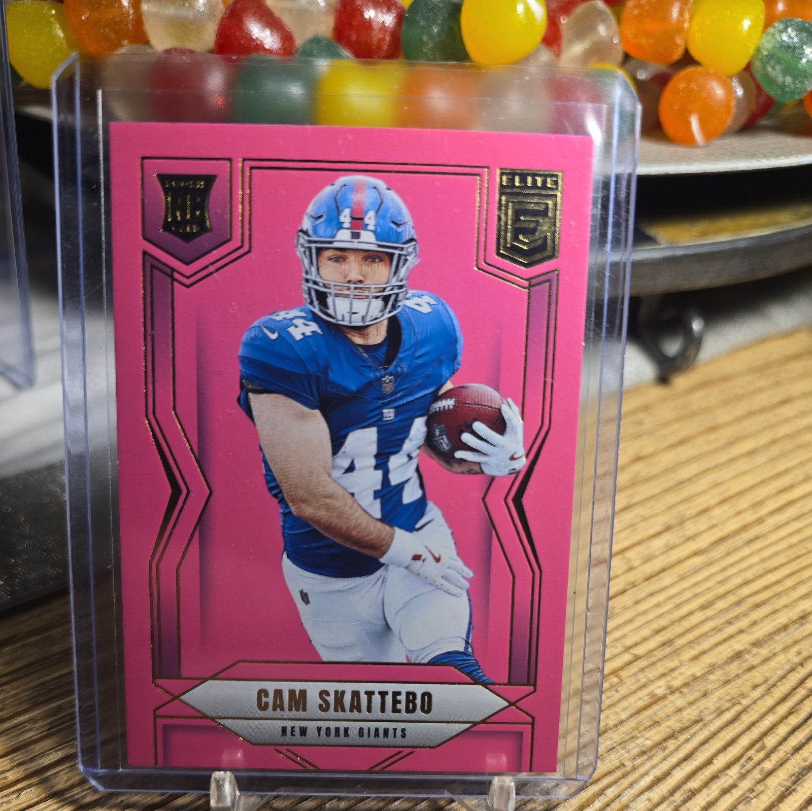 Cam Skattebo 2025 Donruss Elite #153 Pink Giants RC