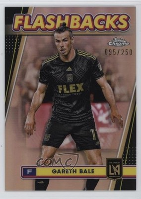 2024 Topps Chrome MLS Flashbacks Rose Gold Refractor 95/250 Gareth Bale #200 9et