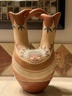 Vintage Jemez Pottery V. Sando Large Wedding Vase 10.25 inches — photo 3