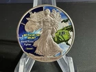 2017 1oz Silver Liberty Eagle.  “Battle of the Galaxy - Locust”.  COA in Capsule