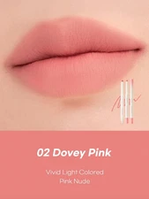 rom&nd (Romand) Lip Mate Pencil 02 Dovey Pink - Matte Finish, All Skin Types