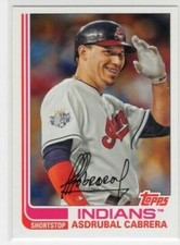 Asdrubal Cabrera 2013 Topps Archives Baseball 1982 Topps #64 Cleveland Indians