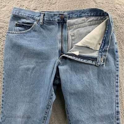Vintage 70s Lee Jeans Mens 36x29 Measured Blue
