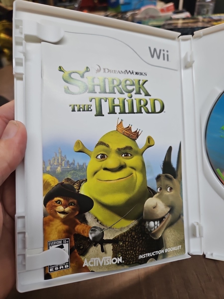 Shrek The Third Nintendo Wii Video Game Complete With Manual