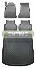 Z330052 SET Kofferraumwanne Gummifußmatten für Audi A4 Sport B9 8W2 Limousine St