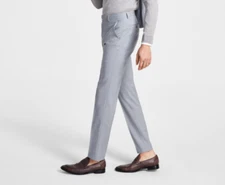 Bar III Skinny-Fit Sharkskin Suit Pants MSRP $175
