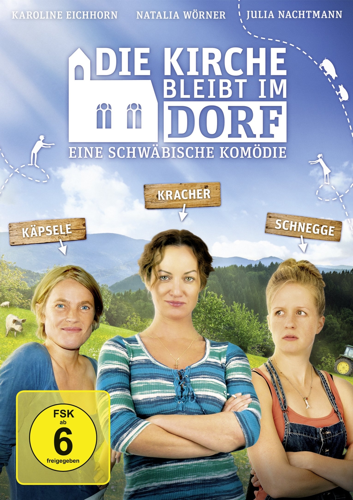 Die Kirche bleibt im Dorf (DVD) Karoline Eichhorn Julia Nachtmann Natalia Wörner