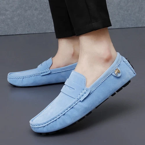 Loafers Women Boys Driving Shoes Moccasins Flats Designer Mens Loafers Pink - Bild 6 von 37