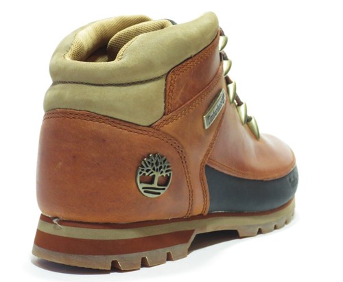Timberland Men's Euro Sprint Leather Hiker Boots Wheat Black Gray A1NHJ - Picture 20 of 39
