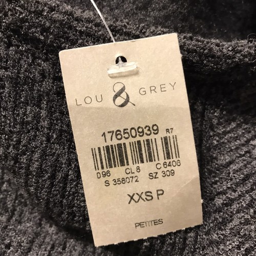 NWT Lou & Grey Fleece Lined Sweater Dress Size XXSP Long Sleeve Stretch - 第 8/9 張圖片