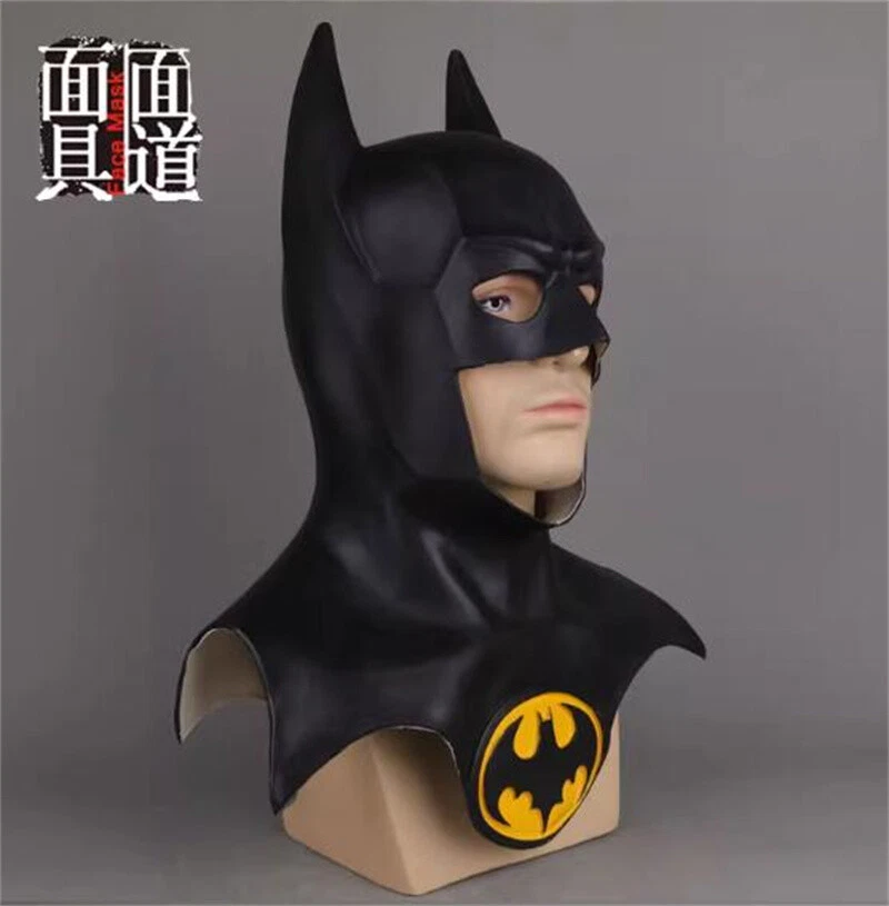 Máscara Completa The Flash Batman Michael Keaton Bruce Wayne Disfraz Accesorio Juegos con disfraces Foto 3 de 4