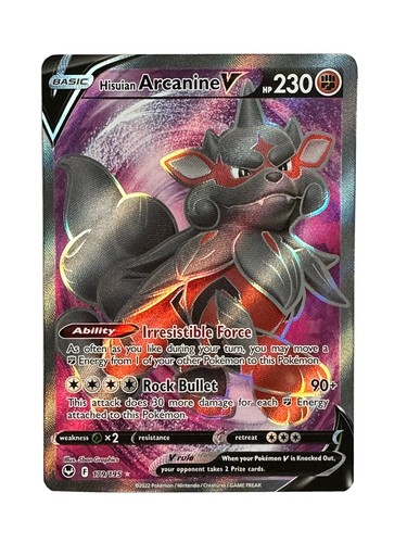 Hisuian Arcanine V graded PSA 10 for sale on eBay