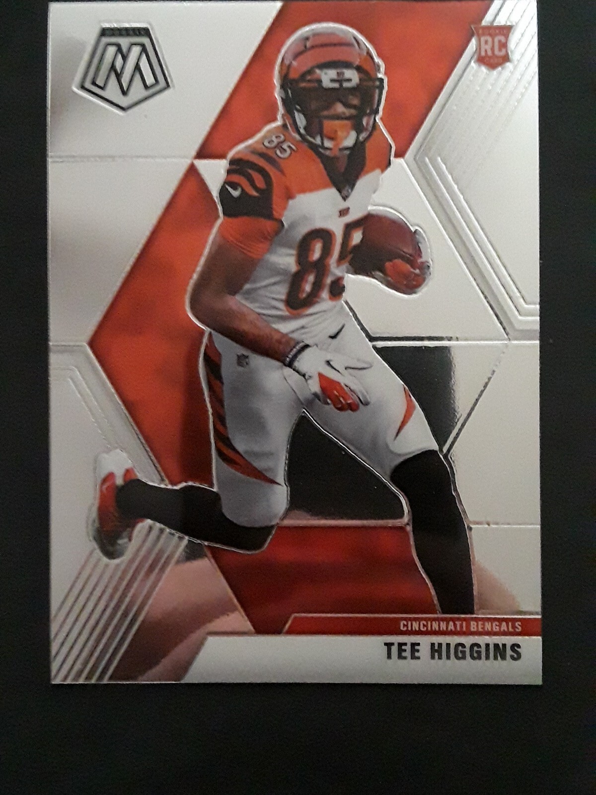 2020 Panini Mosaic - Rookies Silver Prizm #213 Tee Higgins (RC)