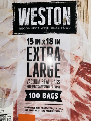 Weston Large Vacuum Seal Bags For Food Weston Vacuum Sealer Bags
