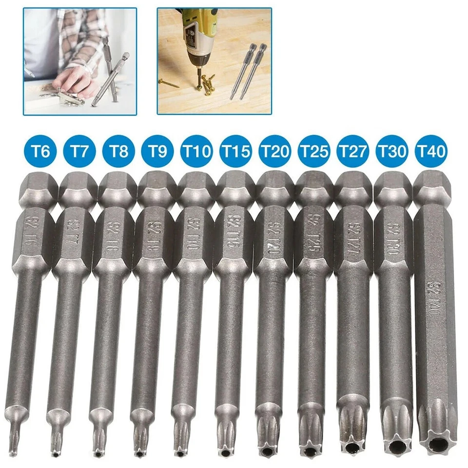 Screwdriver Bit Magnetic Head Screw Driver Bit 1/4Inch Hex Screwdriver Hand Tool - Image 3 of 4