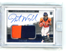 2021 Panini One Football Rookie Patch Autograph #15 Javonte Williams 48 of 125