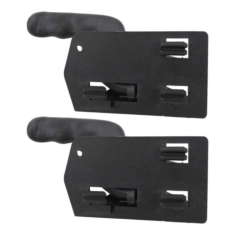 Juego de 2 pares de manijas interiores interiores negras para camioneta Silverado Foto 4 de 4