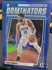 Joel Embiid 2022-23 Optic Elite Dominators Blue Prizm /49
