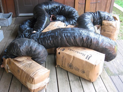 5 pcs 8 ft and 1 pc 6 ft  Class 1 F114 Hart & Cooley Flexible Air Duct  Thermal