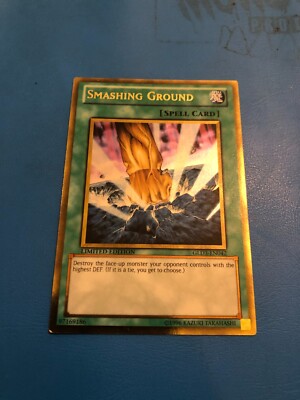 YUGIOH Gold Rare Smashing Ground GLD3-EN042