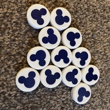 Trefl Disney Mickey Mouse Draughts SPARES X12 Dark Blue Draughts
