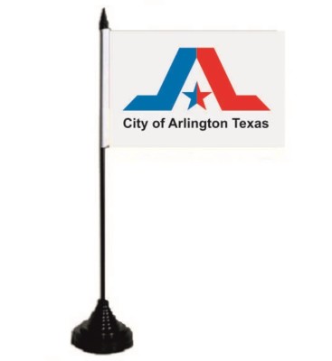 Tischflagge Arlington City Tischfahne Fahne Flagge 10 x 15 cm 