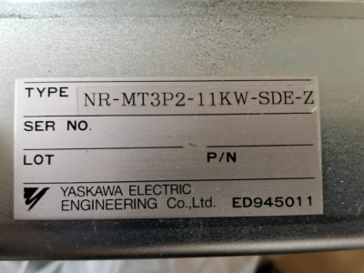 YASKAWA CACP-JU15A3B Converter NR-MT3P2-11KW-SDE-Z maintenance