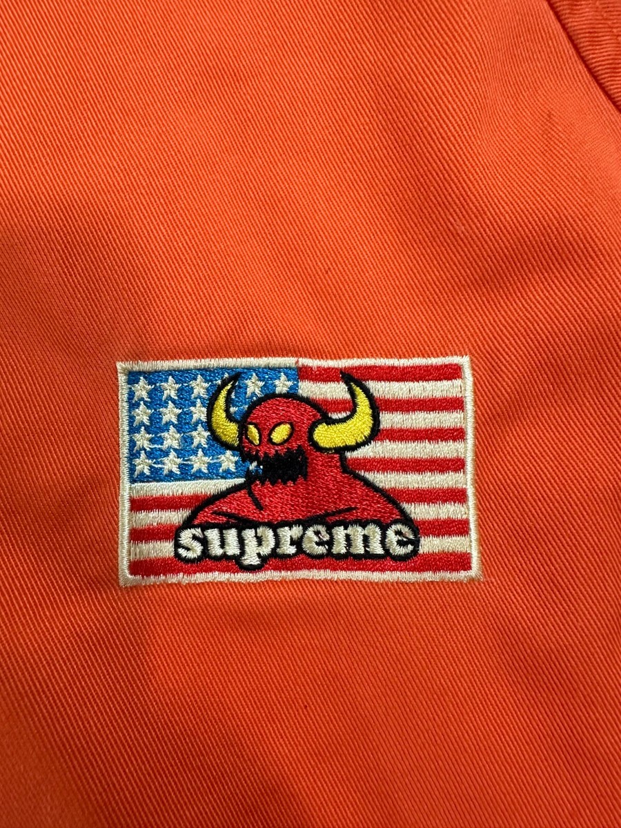 Supreme x Toy Machine Harrington Jacket color Bright Orange