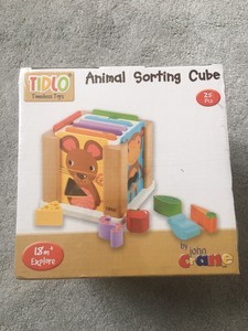 tidlo animal sorting cube