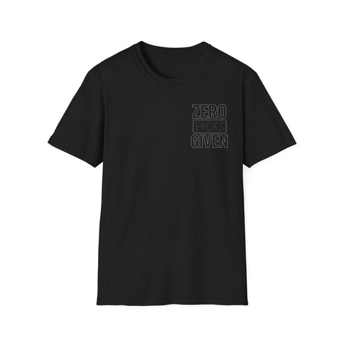 Zero F*cks Given T-Shirt – Bold Unfiltered Graphic Tee for Men & Women - Picture 6 of 57
