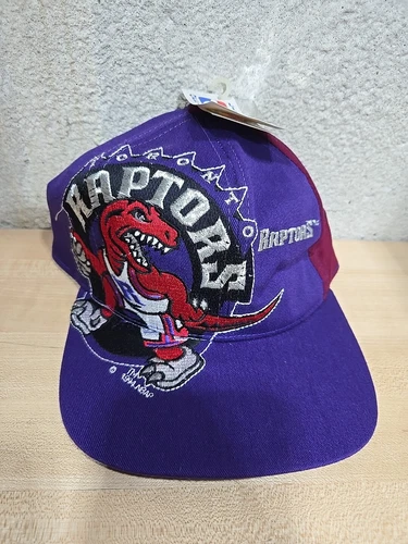 Vintage 1994 Toronto Raptors SnapBack Mad By Twins Enterprises New NWT Big Logo 