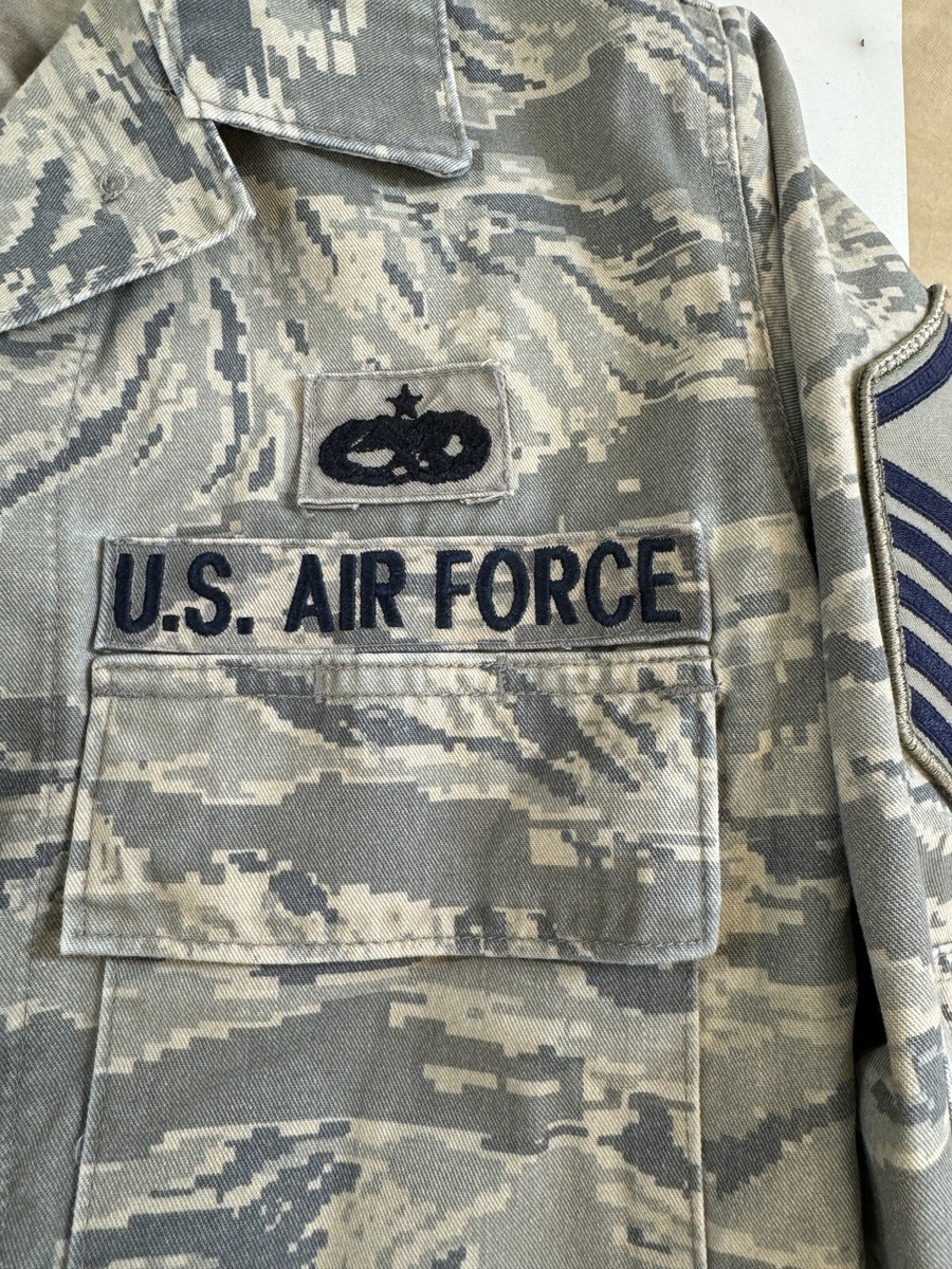 US Air Force USAF Coat 12R Woman's Utility Military Jacket Button