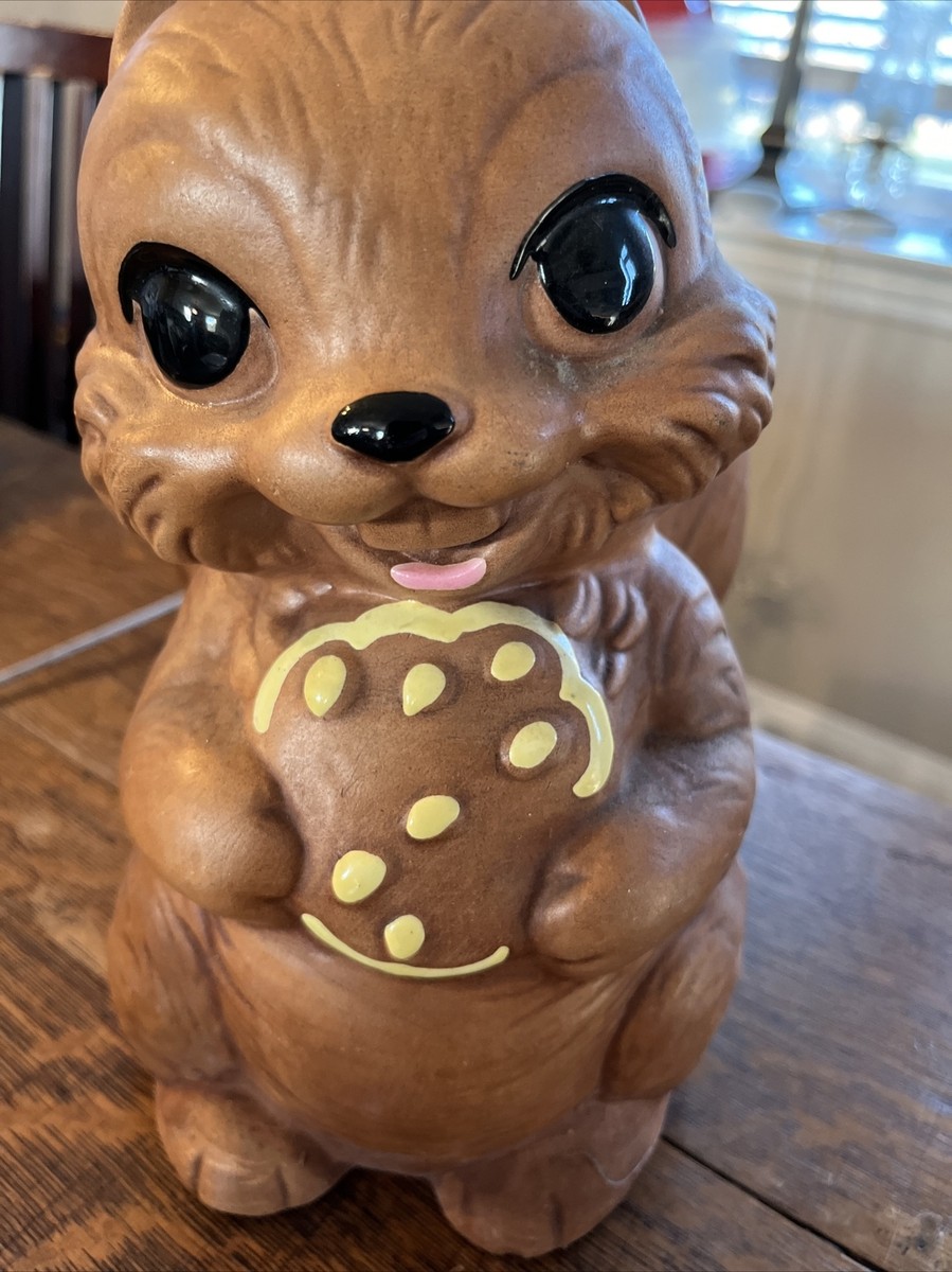 Vintage twin winton pottery laughing squirrel Cookie Jar ￼ | eBay