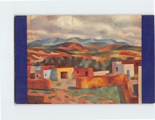 Postcard My Gate on the Camino Painting by Andrew Dasberg Museum of New Mexico