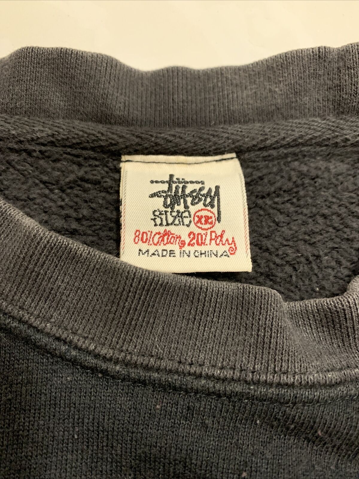 Stussy Vintage Sweater SS Crest Emboidery | eBay