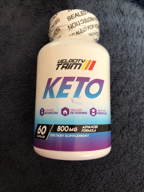 Velocity Trim Keto Diet Pills BHB Pure Keto Weight Loss Appetite ...