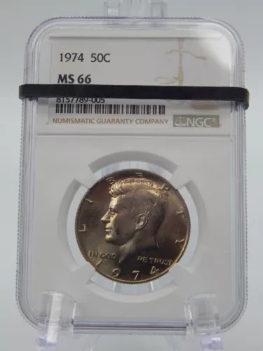 1974 P  50￠ KENNEDY HALF DOLLAR - NGC MS66 (BT363)