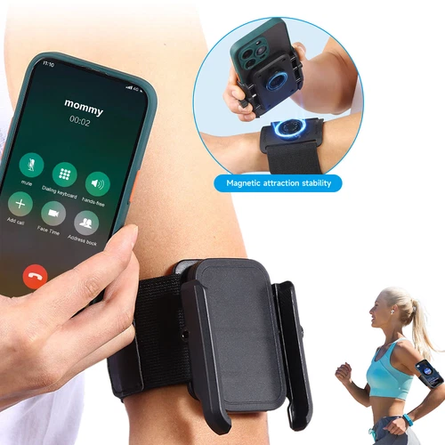 Étui de protection adapté pour téléphone antichoc course gym jogging téléphone bras sangle - Photo 2 sur 27