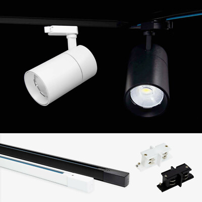 3CCT LED Schienenstrahler Einkreis/3 Stromkreise Gleis Schienen Display Einbauleuchte