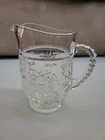Vintage Anchor Hocking Pint Pitcher Glass Collectible Small Juice Prescut Clear