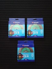 Verbatim CD-R 80min 52X with Digital Vinyl Surface 10pk Box 3 Unopened Packs