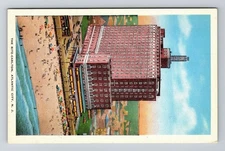 Atlantic City NJ-New Jersey, Ritz Carlton Hotel, Advertising, Vintage Postcard